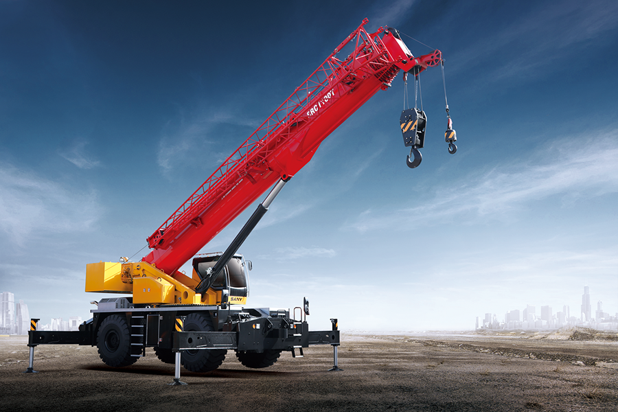 Короткобазовый кран Sany SRC1100T